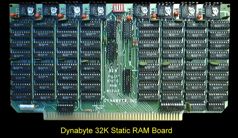 Dynabyte 32K Static RAM